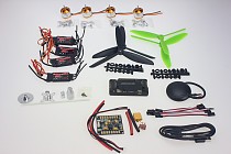 JMT 4-axle GPS Mini Drone Helicopter Parts ARF DIY Kit: GPS APM 2.8 Flight Control EMAX 20A ESC Brushless Motor