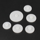 11 Types Plastic Motor Gear Modulus 0.5 Science Gear DIY Model Toy Accessories for 2mm Shaft