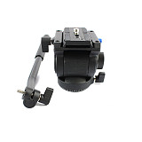 BGNing SLR Camera Video Photography Fluid Drag Hydraulic Tripod Head with Quick Release Plate for Manfrotto Tripod Monopod Bracket