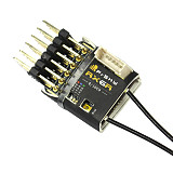 FrSky RX6R 6/16 Telemetry Receiver Designed for Gliders Ultra Small and Super Light 6 PWM Output