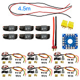 Assembled Kit : 40A ESC Controller 750KV Motor Connection Board Wire for 6-Aix Drone Multi Rotor Hexacopter