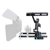 BGNing Aluminum Alloy Camera Cage Video Film Stabilizer Rig + Top Handle Grip + Rod for Sony A7II A7R A7SII A6000 A6500 Panasonic GH4