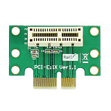 XT-XINTE PCI-E 1X PCI-Express Riser Card 36Pin 90 Degree Adapter Card for Computer 1U/2U Server Chassis Mini Expansion Card
