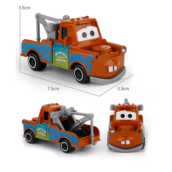 FEICHAO Children's Cartoon Car Educational Alloy Car Toy Car Model Scale 1:64 Cartoon Car Sliding Car Set SK70316-K1