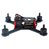 JMT SQX135 135mm Wheelbase Mini FPV Frame Kit Carbon Fiber CF Rack For DIY FPV Racing Drone Quadcopter 3 inch Props 1103/1104/1305 Motors