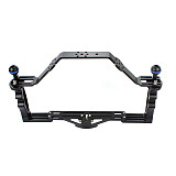 XT-XINTE Diving Handle Tray Bracket with Handle Adjustable Shutter Extension Rod for SLR Camera Waterproof Case Underwater Diving Photography