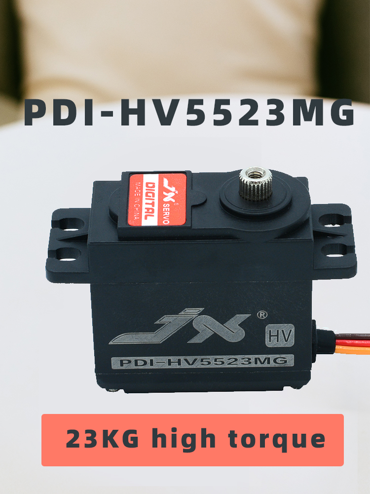 JX 4Pcs Servo PDI-HV5523MG 23KG High Torque Metal Gear Standard Steering Gear 