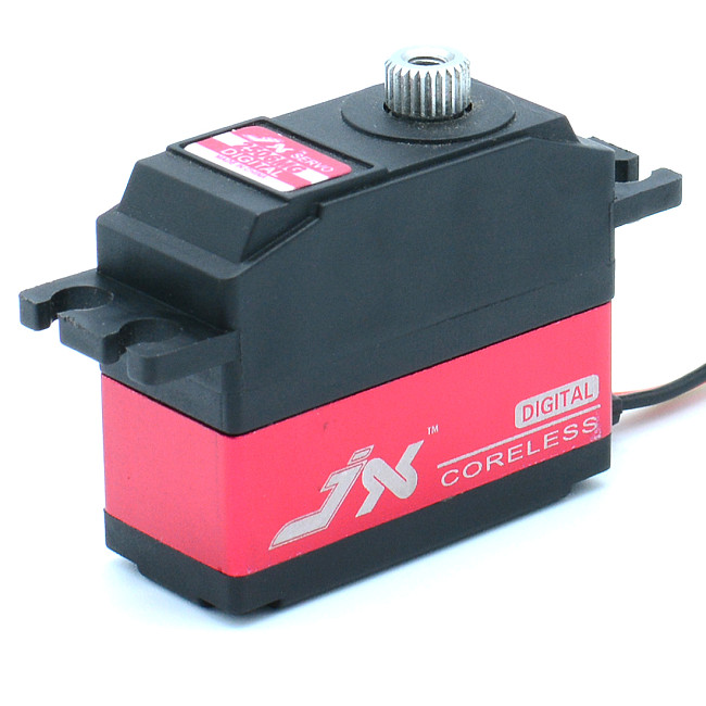 JX Servo PDI-2506MG 25g Metal Digital Miniature Servo High Performance Digital Coreless Servo + Steering Arm CNC Aluminum Inner Shell