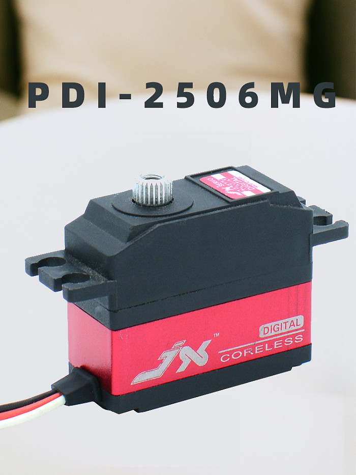 JX 4Pcs Servo PDI-2506MG 25g Metal Digital Miniature Servo High Performance Digital Coreless Servo CNC Aluminum Inner Shell