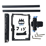 XT-XINTE Aluminum Alloy Camera Cage Video Film Stabilizer Handheld Camera Kit for GH4/A7S/A7/A7R/A72/A7RII/A7SII/A6000/A6500