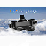 QWinOut Mini FPV Goggles 3 inch 480 x 320 Display Double Antenna Reception 5.8G 40CH Built-in Battery for FPV Racing Drone Quadcopters