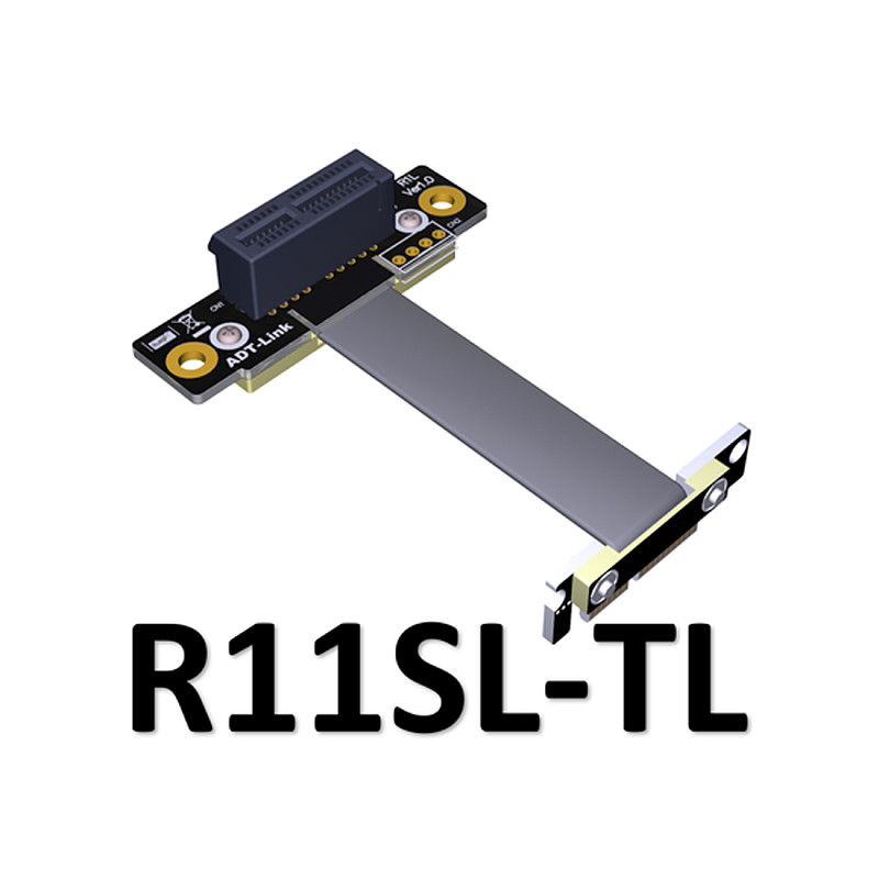 Riser Card PCI Express PCIe 3.0 x1 Mining Graphics Card Ribbon Cable Extension 180 Flat High Speed PCI-E 1x 16x R11SF Extender