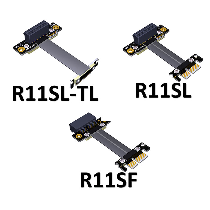 Riser Card PCI Express PCIe 3.0 x1 Mining Graphics Card Ribbon Cable Extension 180 Flat High Speed PCI-E 1x 16x R11SF Extender
