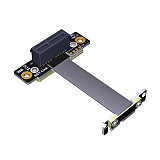 Riser Card PCI Express PCIe 3.0 x1 Mining Graphics Card Ribbon Cable Extension 180 Flat High Speed PCI-E 1x 16x R11SF Extender
