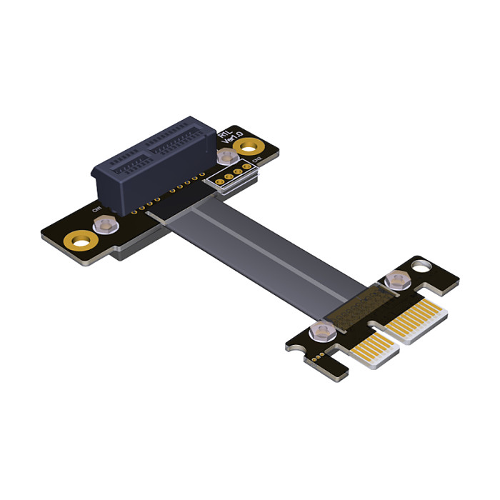 Riser Card PCI Express PCIe 3.0 x1 Mining Graphics Card Ribbon Cable Extension 180 Flat High Speed PCI-E 1x 16x R11SF Extender