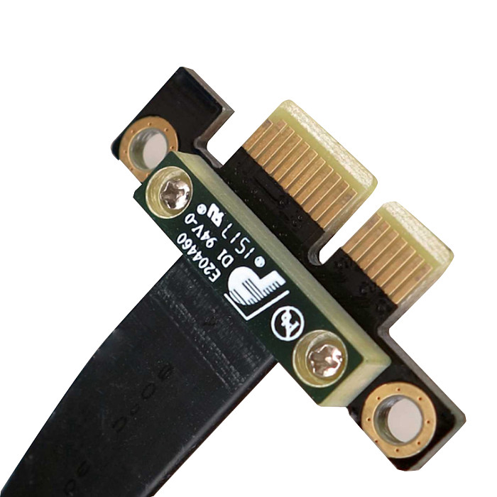 Riser Card PCI Express PCIe 3.0 x1 Mining Graphics Card Ribbon Cable Extension 180 Flat High Speed PCI-E 1x 16x R11SF Extender