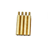 M3 Hex Column Screws & Nut Spacing Combo Set M3 Copper Brass Nut Screw Pillars Circuit PCB Computer Standoff Spacer M3*6mm 12Pcs