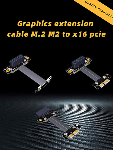Dual 90Degree Right Angle PCIe 3.0 x1 to x1 Extension Cable R11SL-TL 8G/bps High Speed PCI Express 1x Riser Card Ribbon Extender