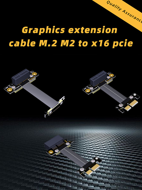 Dual 90Degree Right Angle PCIe 3.0 x1 to x1 Extension Cable R11SL-TL 8G/bps High Speed PCI Express 1x Riser Card Ribbon Extender