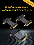 PCIe 3.0 x4 Male to Female Extension Cable R22SF PCI Express Gen3 Motherboard Graphics SSD RAID Extender Conversion Riser Card
