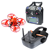 Snapper7 Brushless Micro 75mm 5.8G FPV Racer Drone 2.4G 6CH RC Quadcopter RTF 700TVL Camera VTX & Double Antenna Mini Goggles