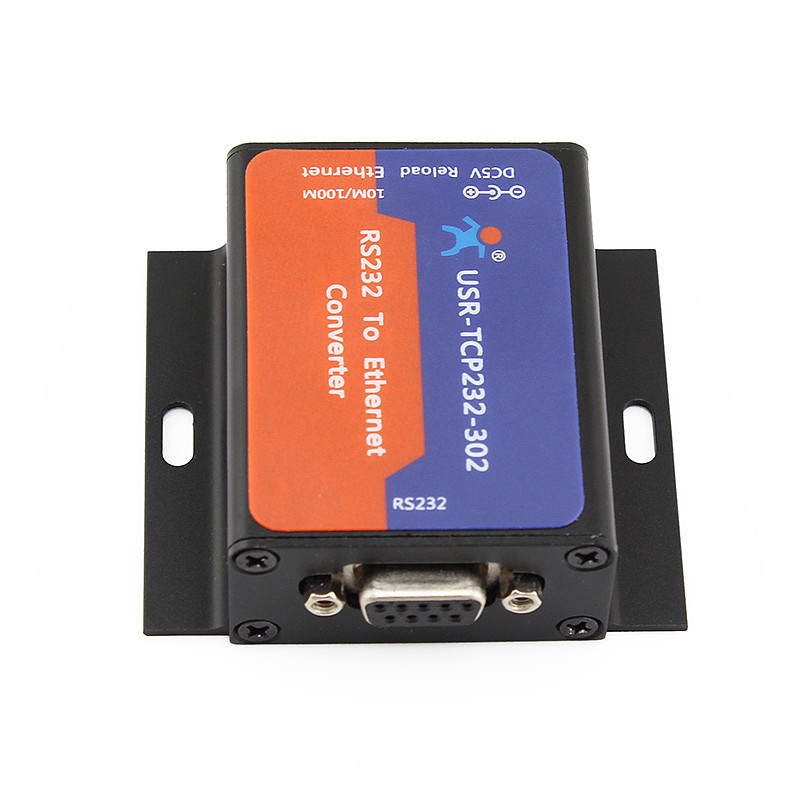 UK Stock USR-TCP232-302 Tiny Size Serial RS232 to Ethernet TCP IP Server Module Ethernet Converter Support DHCP/DNS