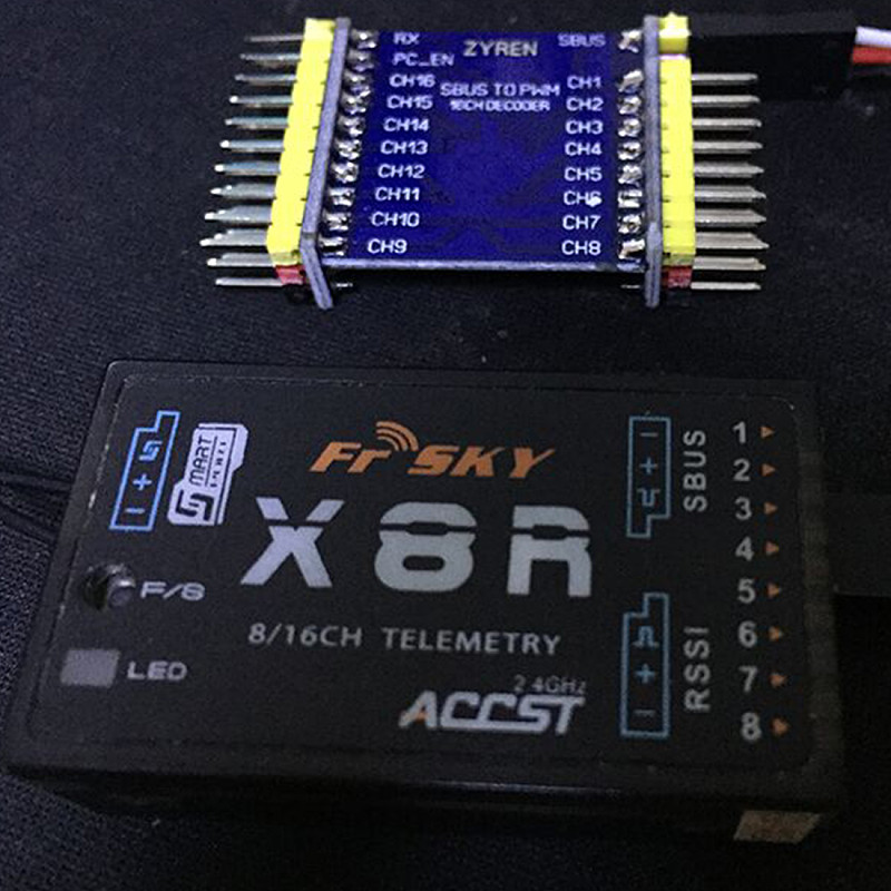 JMT DIY SBUS to 16-channel PWM Converter SBUS TO PWM/PPM DECODER Two Way ppm