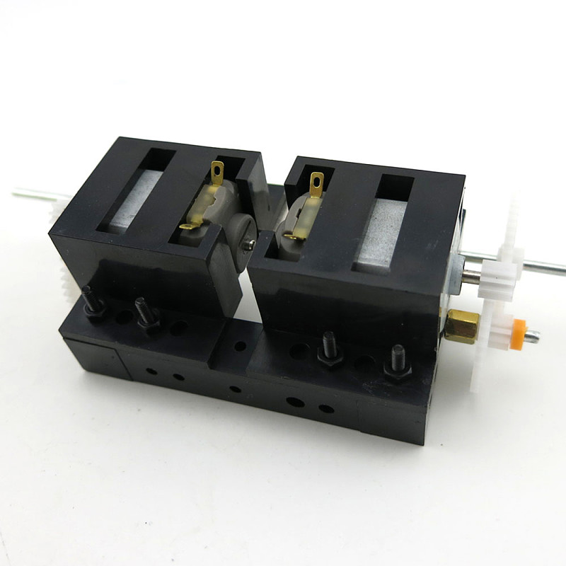 2PCS Feichao C2A Gearbox Reducer DIY Technology Small Production Double Drive Car Motor Double Shaft Motor