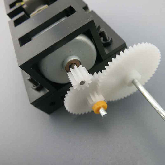 2PCS Feichao C2A Gearbox Reducer DIY Technology Small Production Double Drive Car Motor Double Shaft Motor