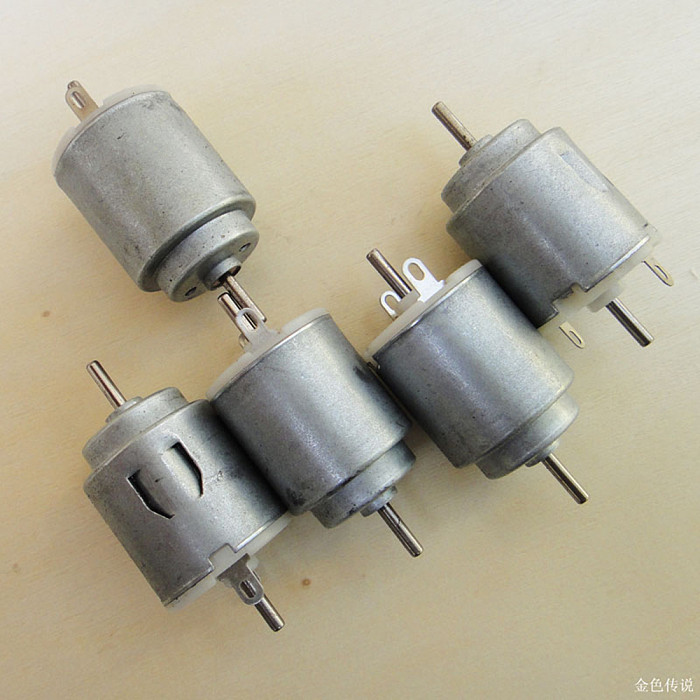 Feichao 10Pcs Dual-axis 140 Motors Miniature DC Motors Diy Technology Small Production Model Motor