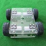 Feichao DIY Acrylic Smart Car Intelligent Line 370 Gear Motor Car Model