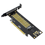 JEYI SK18 M key M.2 NVMe SSD to PCIe Adapter Card Support PCI Express 3.0 x4 2230 to 22110 Size M.2 SSD High Speed Riser Card