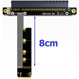 M.2 NVMe To PCIe 16x Riser X11050ti 1060ti 1080ti RX580 Graphics Card Extender M2 x16 PCI-e For NVIDIA AMD A N Card Btc Miner