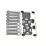 QWinOu 380mm Wheelbase 4-Axis Carbon Fiber Rack with fixed Landing Gear for DIY Drone Quadcopter Kit