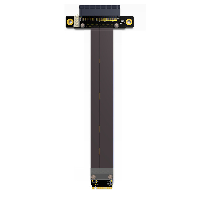 Riser PCIe x4 3.0 PCI-E 4x To M.2 NGFF NVMe M Key 2280 Riser Card Gen3.0 Cable M2 Key-M PCI-Express Extension cord 32G/bps