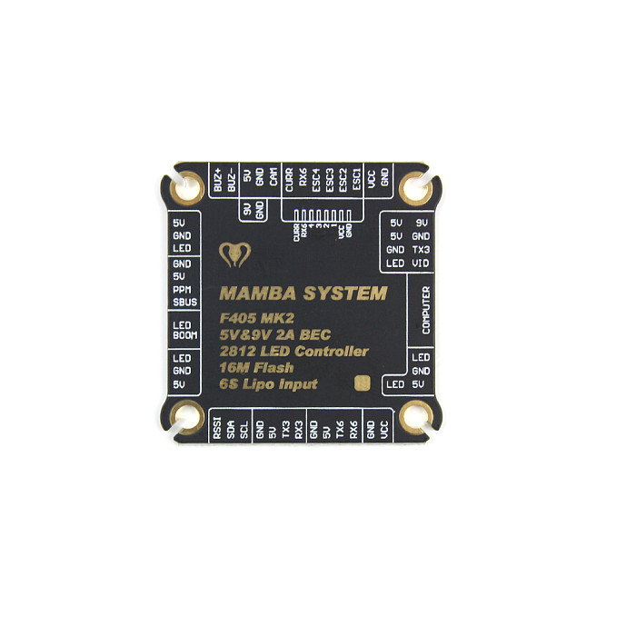 DIATONE Mamba F405 Flight Controller Betaflight STM32 MPU6000 OSD Built-in 5V/2A BEC 3-6S for DIY FPV Racing Drone Quadcopter