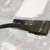 M.2 NVMe To PCIe 16x Riser X11050ti 1060ti 1080ti RX580 Graphics Card Extender M2 x16 PCI-e For NVIDIA AMD A N Card Btc Miner
