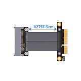 ADT-Link U.2 NVMe SSD to PCI-E 3.0 x4 SFF-8639 NVMe PCIe Extension Data Cable High Rate Transmission 8G/bps 30CM