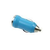 F08999 Generic Universal Mini 5V 1A USB Car Charger Power Adapter LED for MP3 Cell Phone Blue