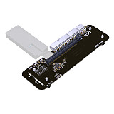 M.2 key M NVMe External Graphics Card Stand Bracket with PCIe3.0 x4 Riser Cable 25cm 50cm 32Gbs For ITX STX NUC VEGA64 GTX1080ti