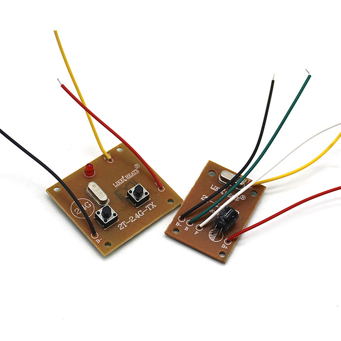 2.4G Two-channel Remote Rontrol Panel Set DIY Model Car And Boat Toy Remote Control Receiver Board