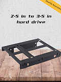 XT-XINTE SSD Mounting Bracket Dual Bracket HDD Conversion Frame 2.5  to 3.5  SSD Mounting Kit Supports Any Computer Cases with an Available 3.5  Drive Bay