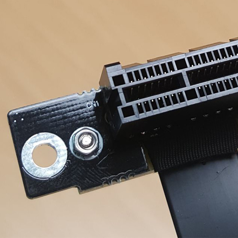 PCIe 3.0 x1 to x1 Extension Cable 8G/bps High Speed PCI Express x1 Riser Card Extender Ribbon Cable with Power Cable