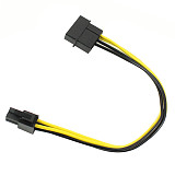 XT-XINTE 20mm 4P Female to CPU 4pin male Adapter Power Suply Extension Cable 18AWG
