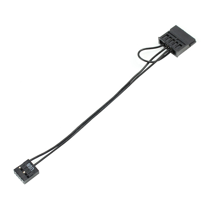 XT-XINTE  9 Pin USB Adapter to SATA SDD 2.5 Inch SDD Power Supply Cable for ITX Motherboard Main Board Notebook