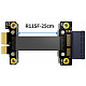 PCIe 3.0 x1 to x1 Extension Cable 8G/bps High Speed PCI Express x1 Riser Card Extender Ribbon Cable with Power Cable