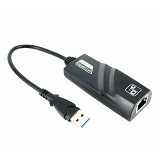 FCLUO Driverless Network Card USB3.0 Wired Gigabit LAN External Ethernet Converter USB to RJ45 Adpater