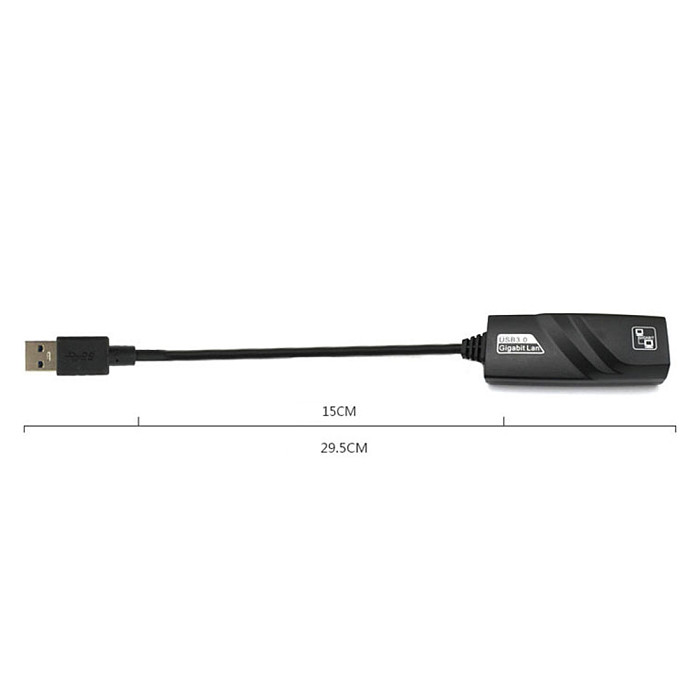 FCLUO Driverless Network Card USB3.0 Wired Gigabit LAN External Ethernet Converter USB to RJ45 Adpater