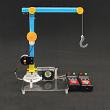 DIY Crane Handmade Kids Toys Science Experiment Steering Lift Machine Model Toy Kit