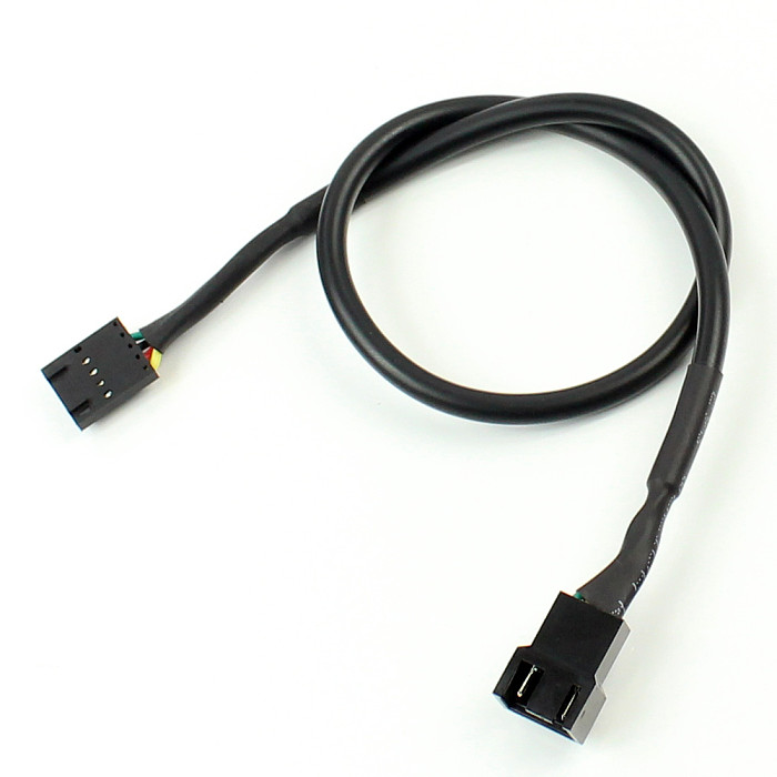 XT-XINTE 4P to 3P Fan Power Interface Convert Cable Cables 4Pin to 5Pin​ CPU Graphics Card Fan Power Cable Conveter Adapter For Dell​